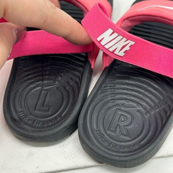 Nike Baby Toddler Kawa Slide Slingback Sandals Pink Size 10C Casual Shoes Summer - Picture 10 of 11